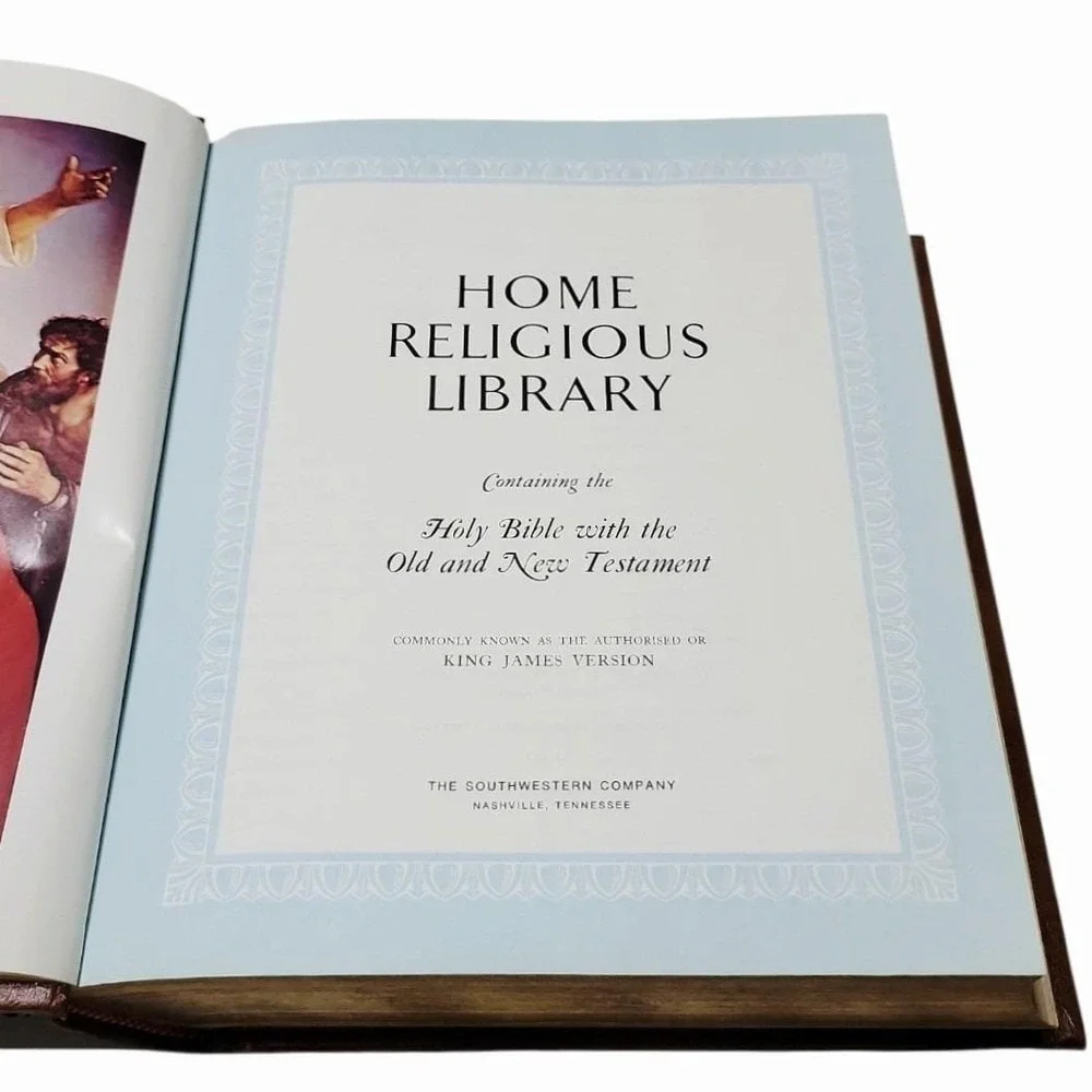 1977‎ Home Religious Library Family Bible Edition KJV Southwestern Co Gold